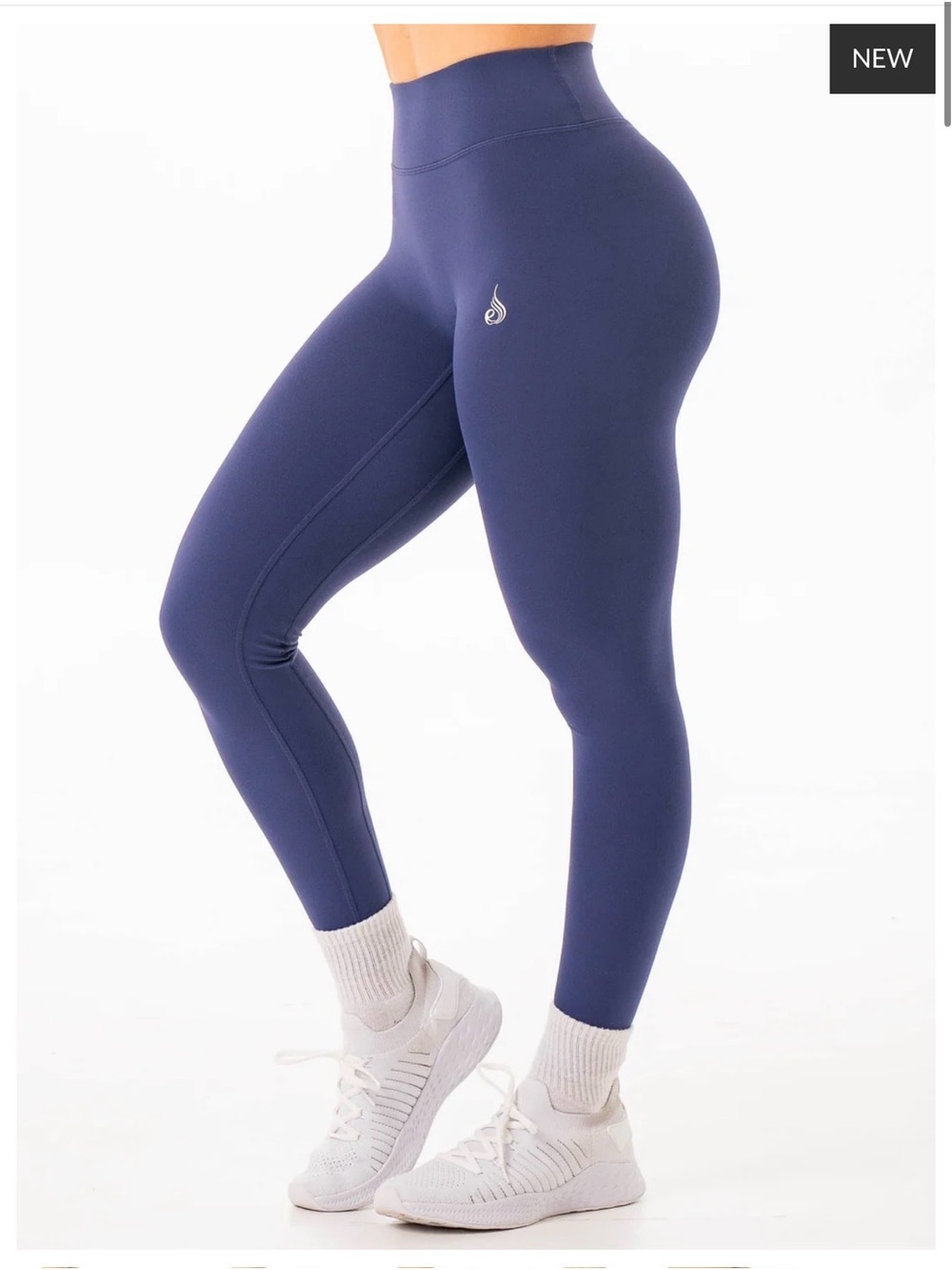 Ryderwear Navy High-Waist Scrunch Leggings - Picture 2 of 6